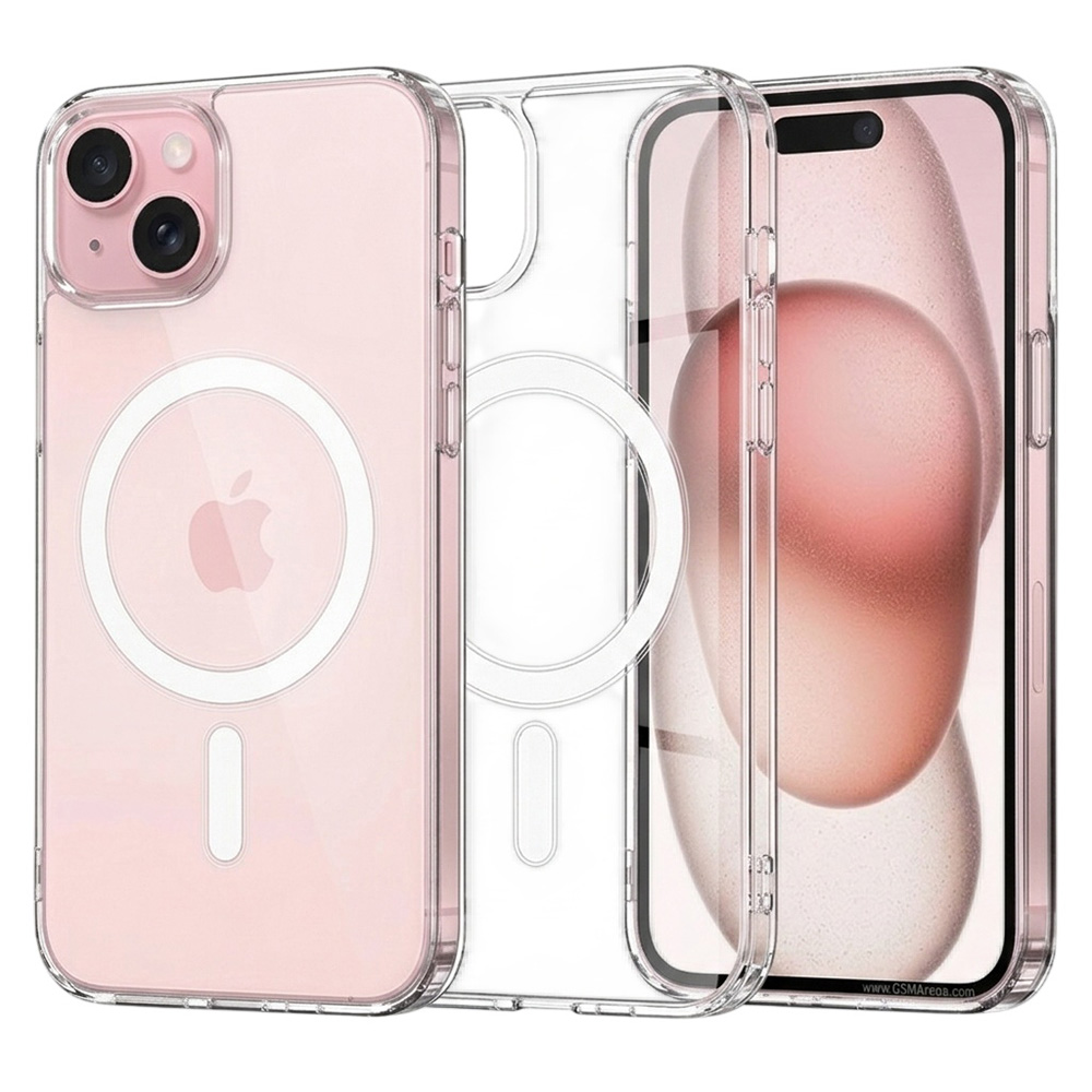 Techsuit MagSafe Pro iPhone 15 Průhledný