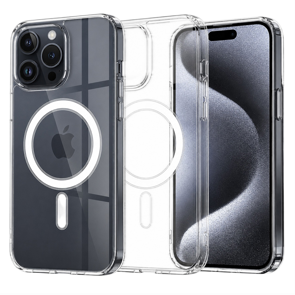 Techsuit MagSafe Pro iPhone 15 Pro Průhledný