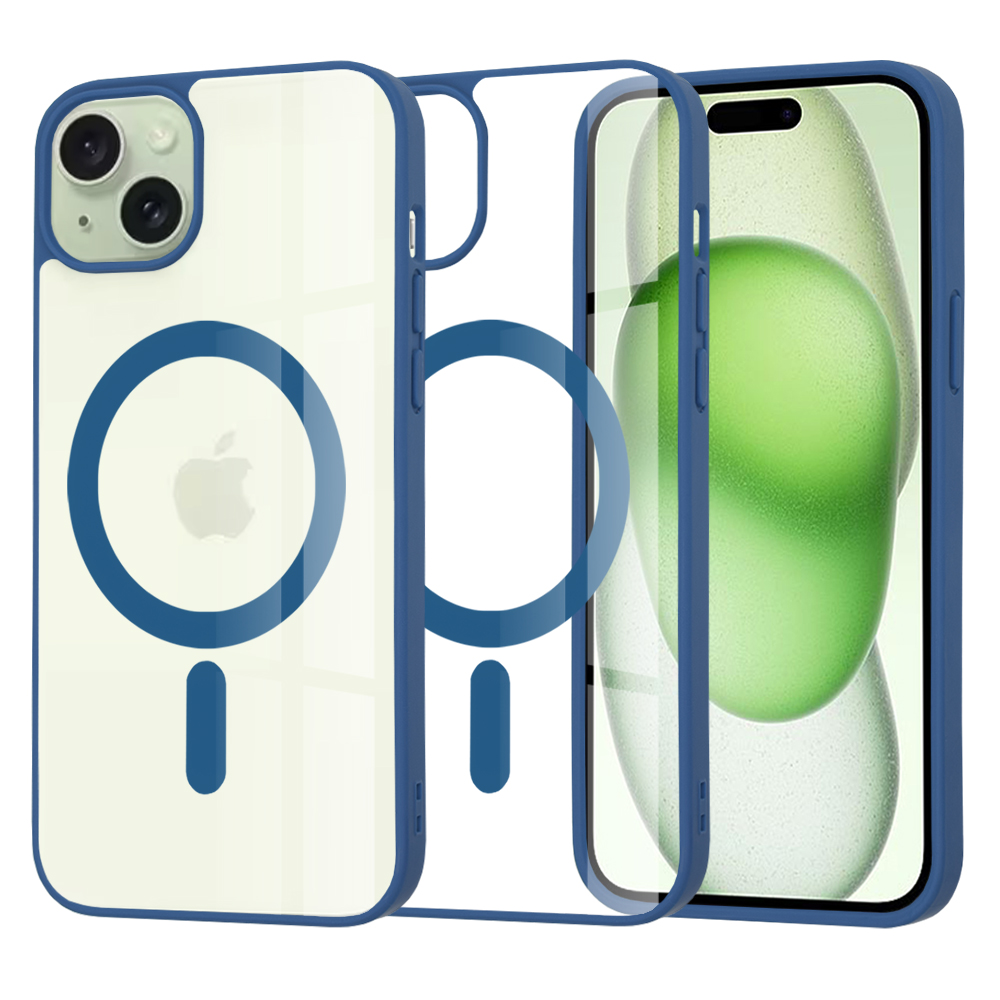 Techsuit MagSafe Pro iPhone 15 Plus Modrý