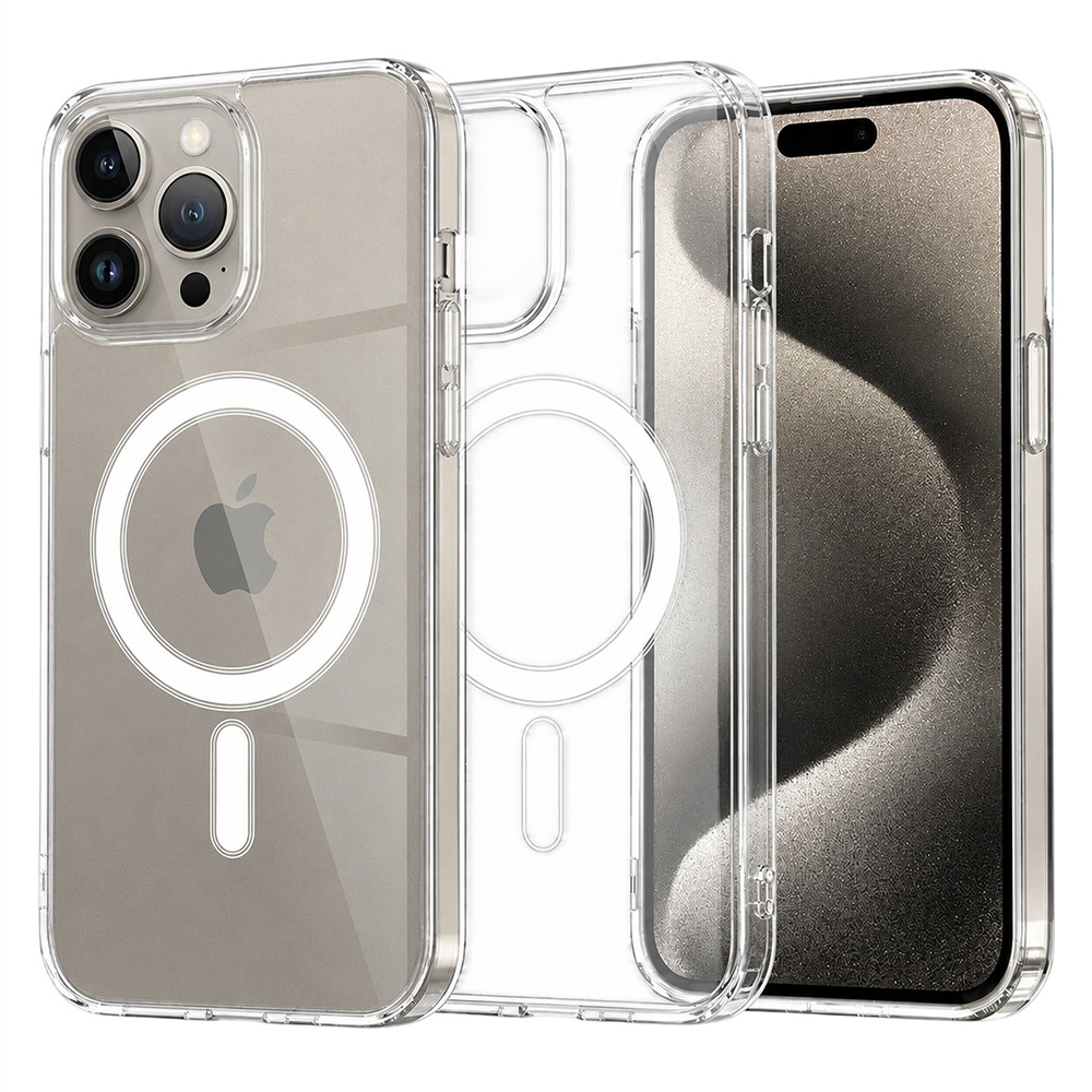 Techsuit MagSafe Pro iPhone 15 Pro Max Průhledný