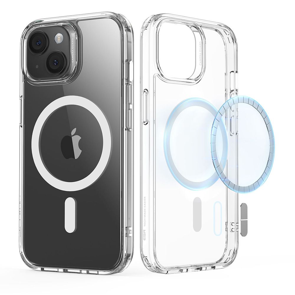 ESR Classic Hybrid HaloLock iPhone 15 Plus Čirý