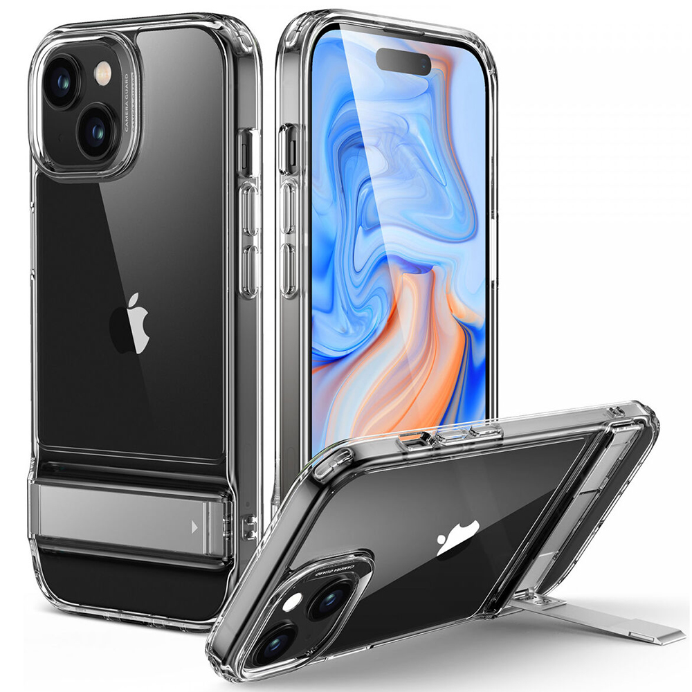 ESR Air Shield Boost Kickstand iPhone 15 Plus Průhledný