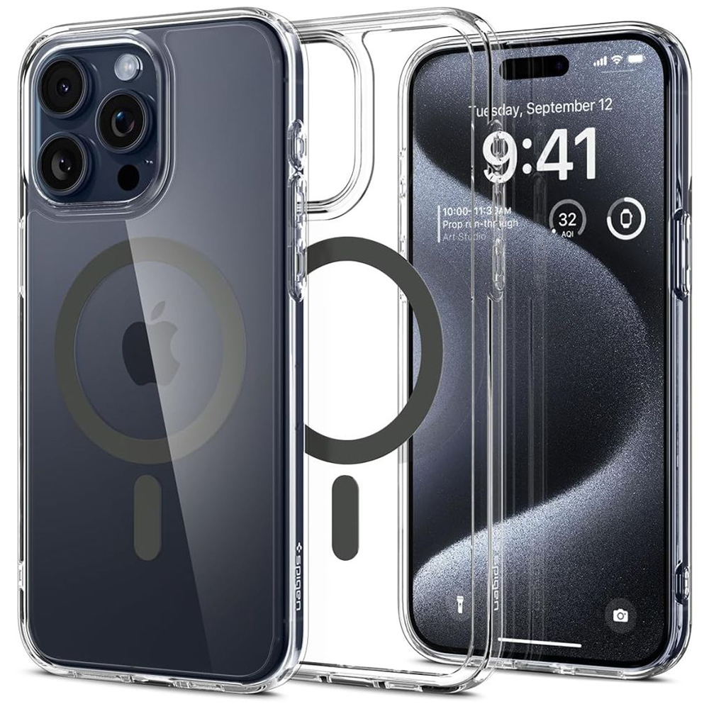 Spigen Ultra Hybrid MagSafe pro iPhone 15 Pro Max Graphite