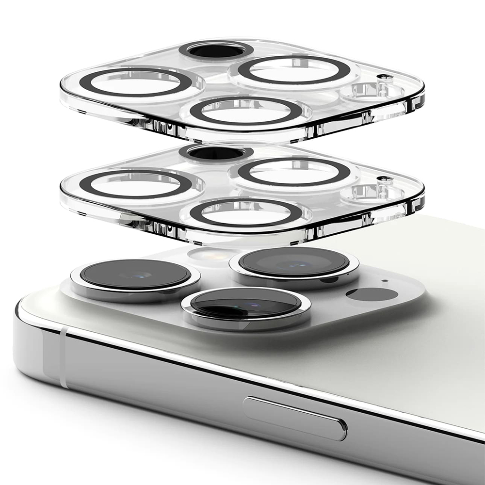 Ringke Ochranné sklo na fotoaparát 2 kusy iPhone 15 Pro Max Průhledné