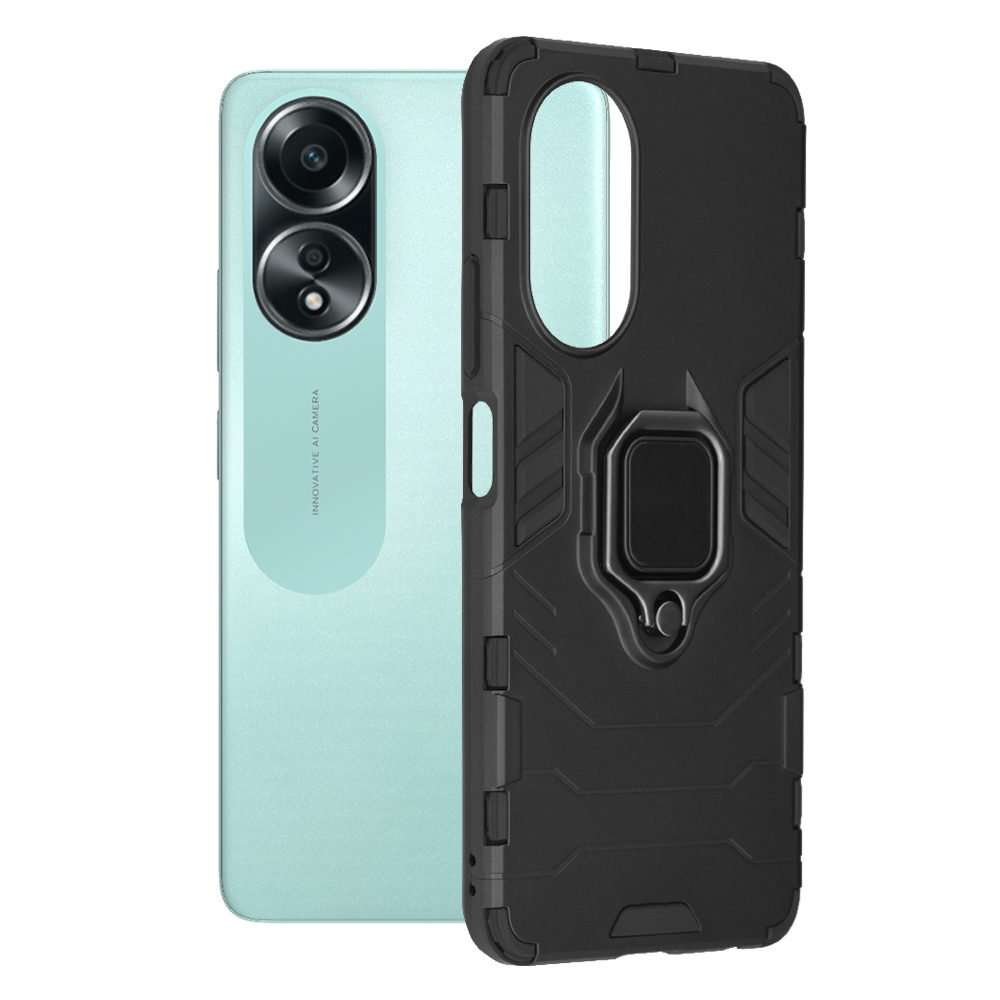 Techsuit Silikonový kryt Oppo A58 4G Černý