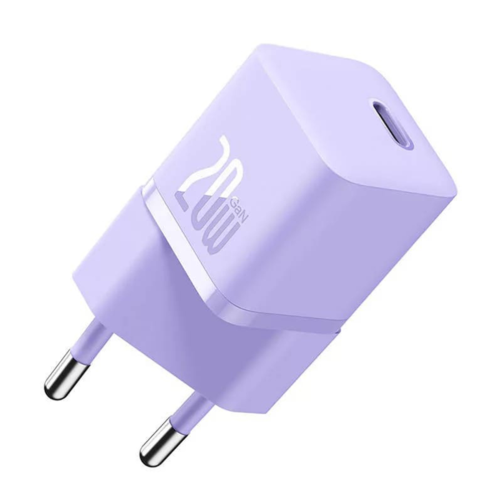 Baseus CCGN050105 GaN Type-C 20W Fialová