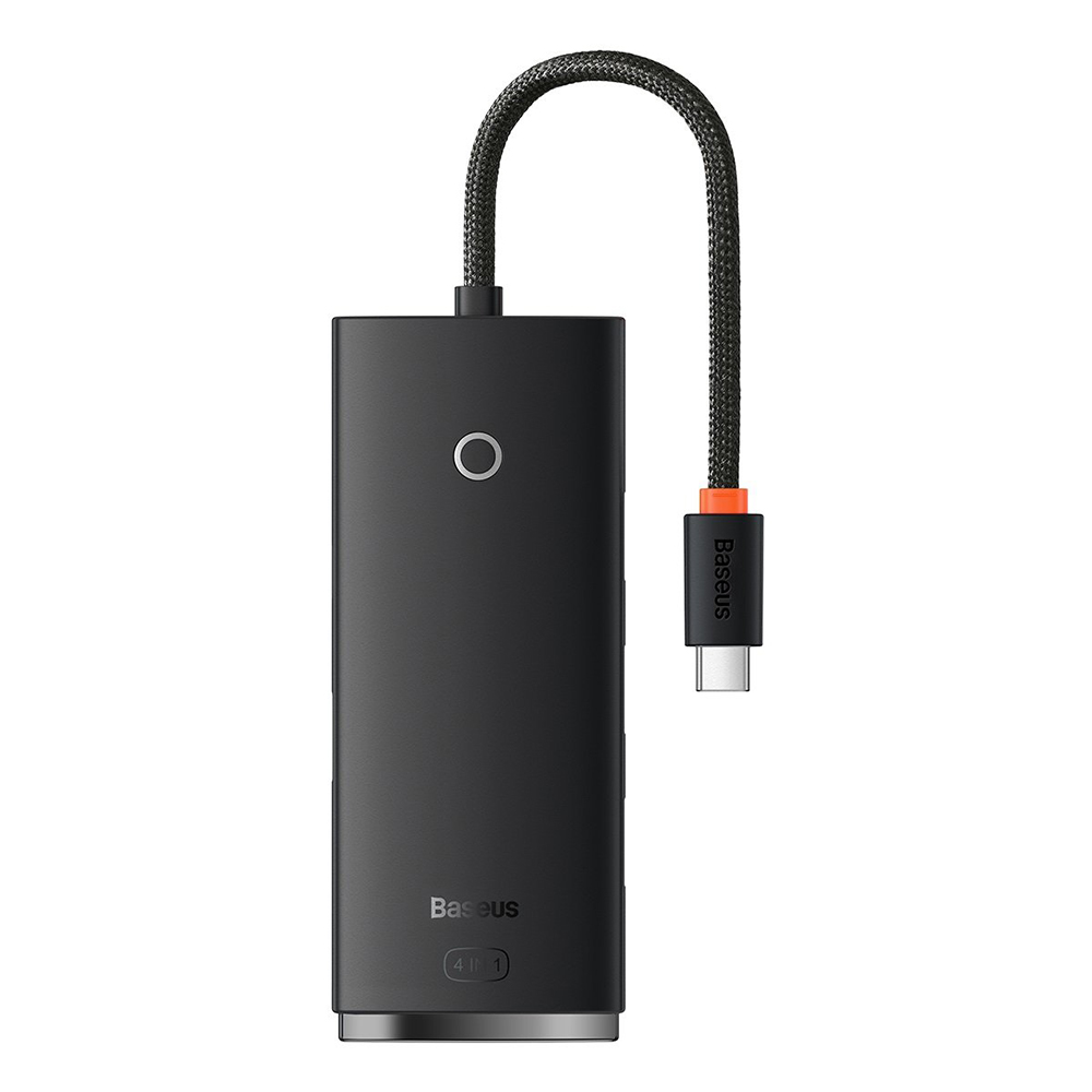 Baseus Hub Lite Series WKQX030301 USB-C 4x USB 3.0 USB-C 0.25m Černý