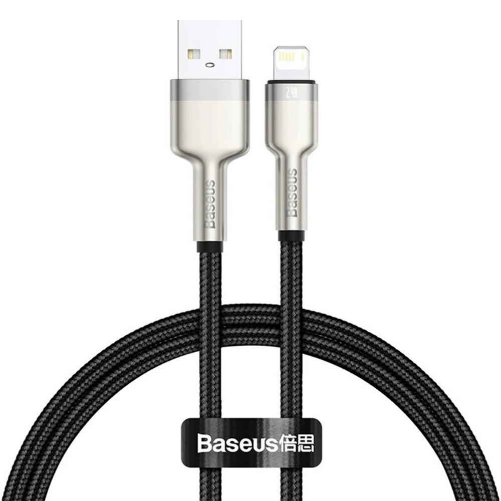 Baseus Kabel Cafule Series Metal USB Lightning 1m černý