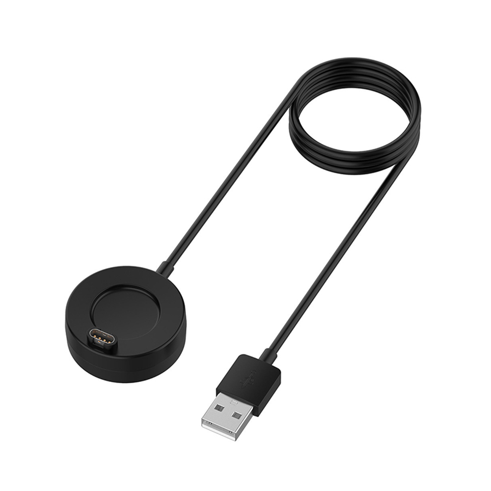 Techsuit Bezdrátový nabíjecí kabel Garmin Fenix 5 6 7X Černý