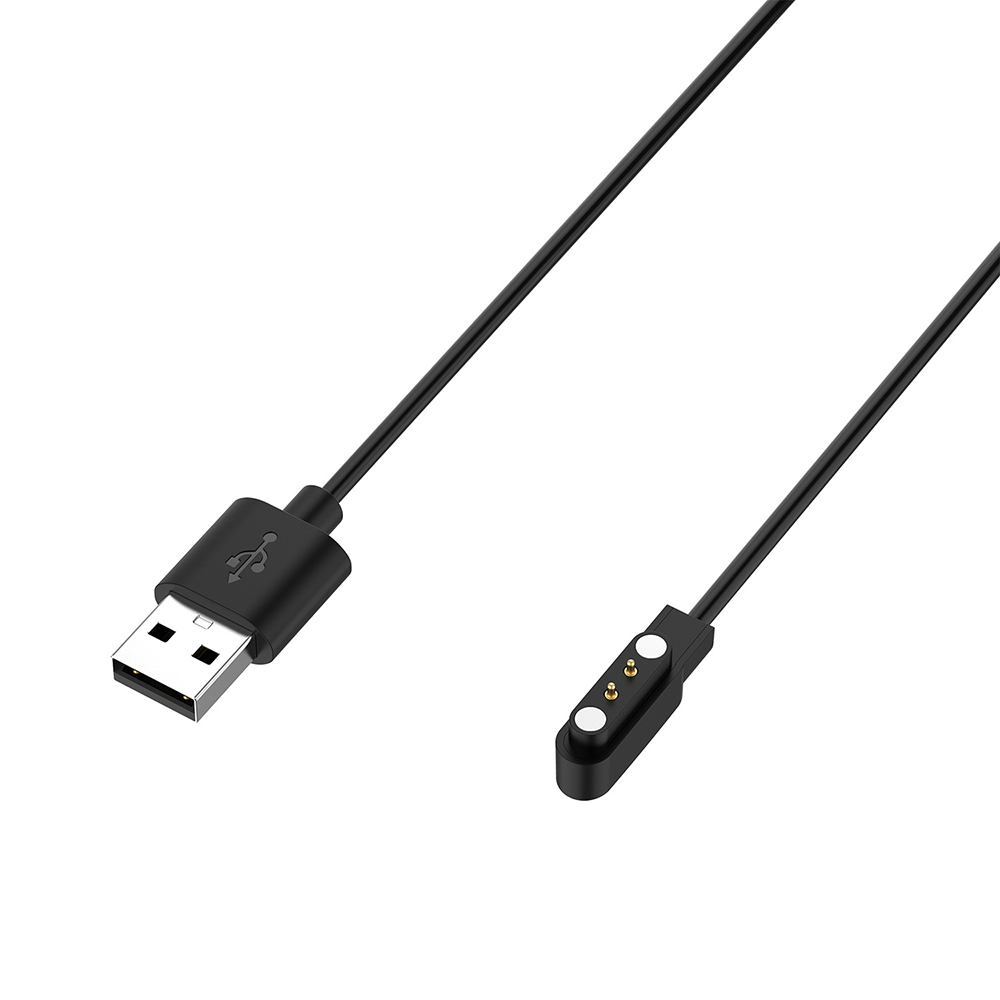 Techsuit Bezdrátový nabíjecí kabel pro SmartWatch Haylou Oneplus USB 3.5W Černý