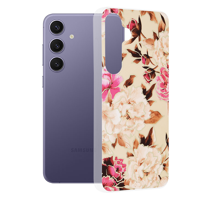Techsuit Marble Series Samsung Galaxy S24 Plus Mary Berry Nude