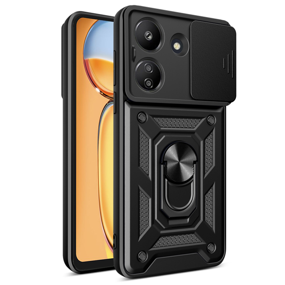 Techsuit CamShield řada Xiaomi Redmi 13C 4G Poco C65 Černá