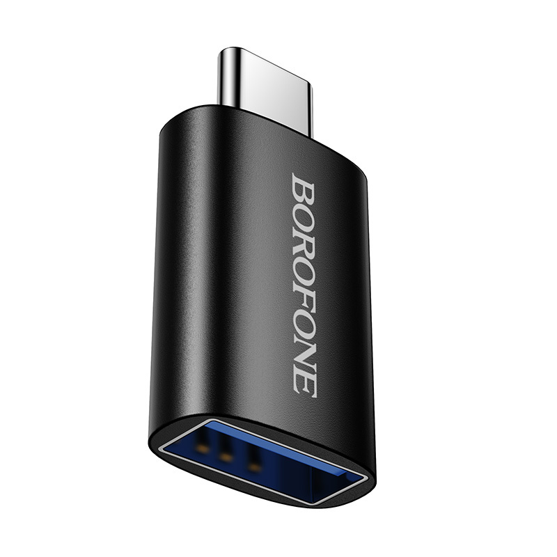 Adaptér Borofone BV26C - Type C na USB - černý