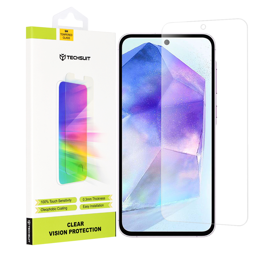 Techsuit Čiré sklo A35 5G A55 5G M35 Průhledné