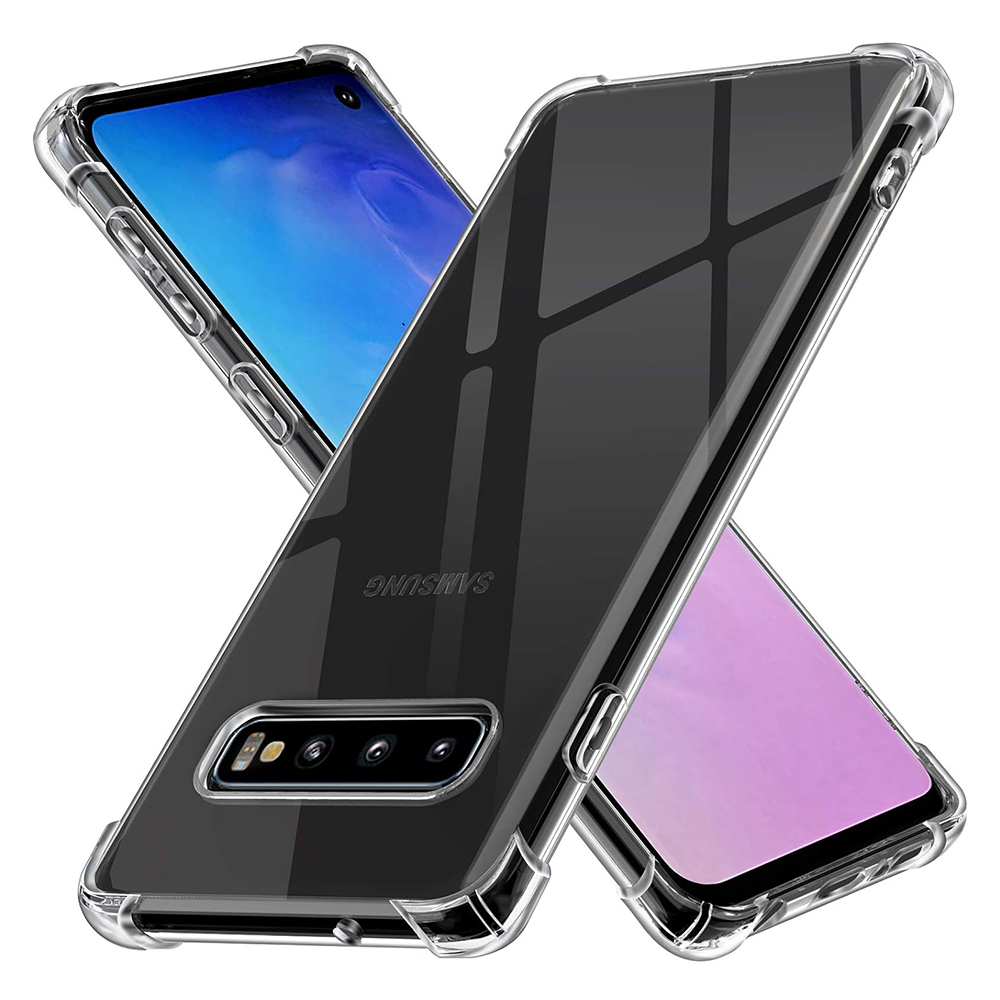 Techsuit Nárazuvzdorný Průhledný Silikon Samsung Galaxy S10 Clear