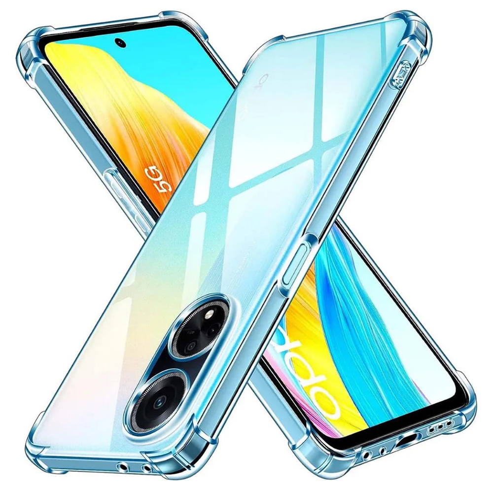 Techsuit Nárazuvzdorný Průhledný Silikon Oppo A98 5G Clear
