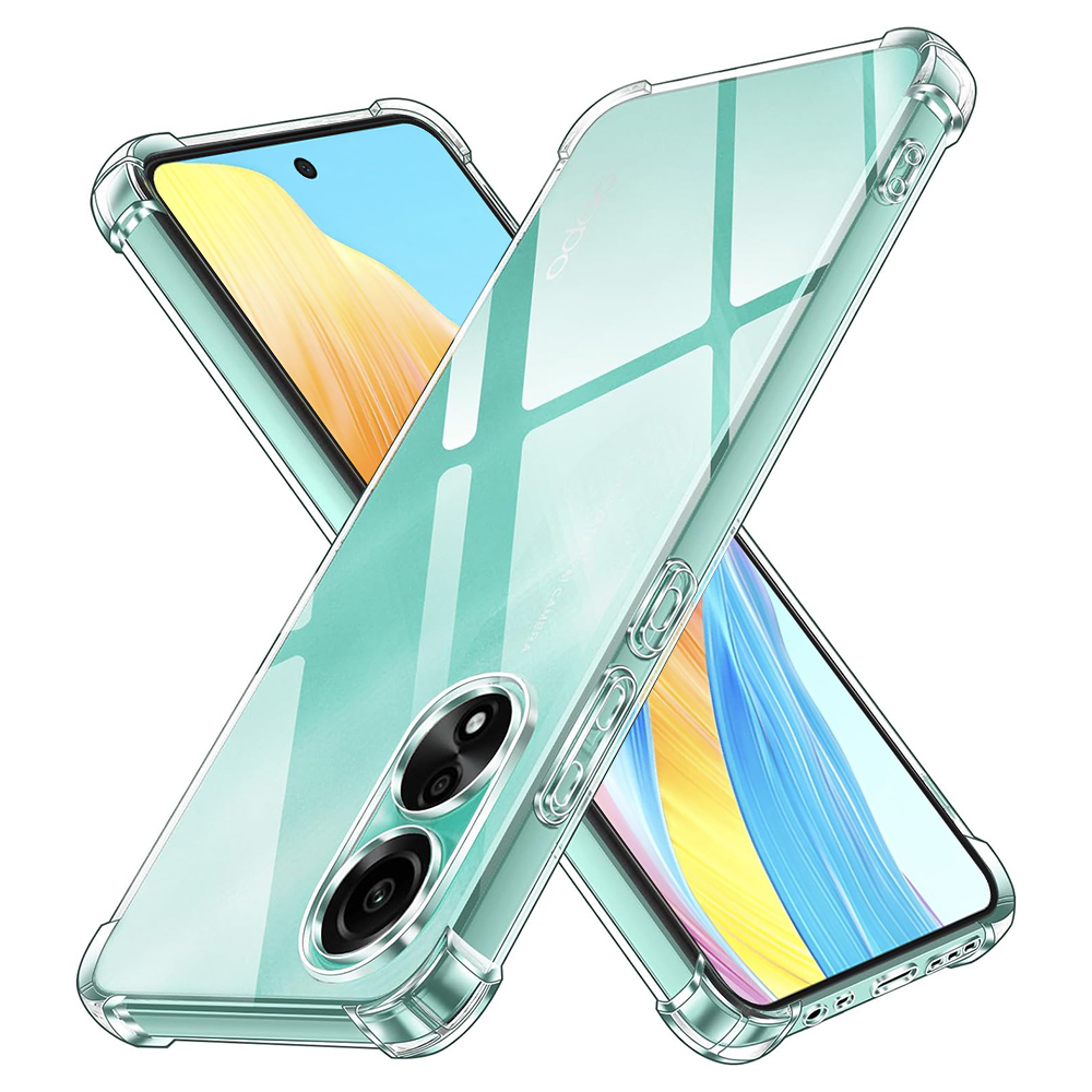Techsuit Nárazuvzdorný Průhledný Silikonový Oppo A58 4G Clear