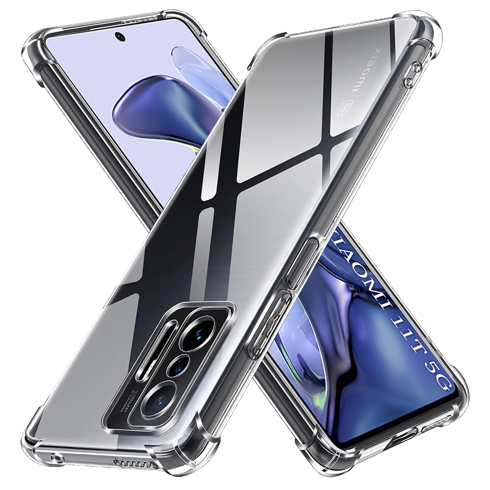 Techsuit Nárazuvzdorný Průhledný Silikon Xiaomi 11T 11T Pro