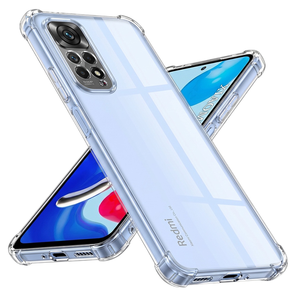 Techsuit Nárazuvzdorný silikon Xiaomi Redmi Note 11 Note 11S Průhledný