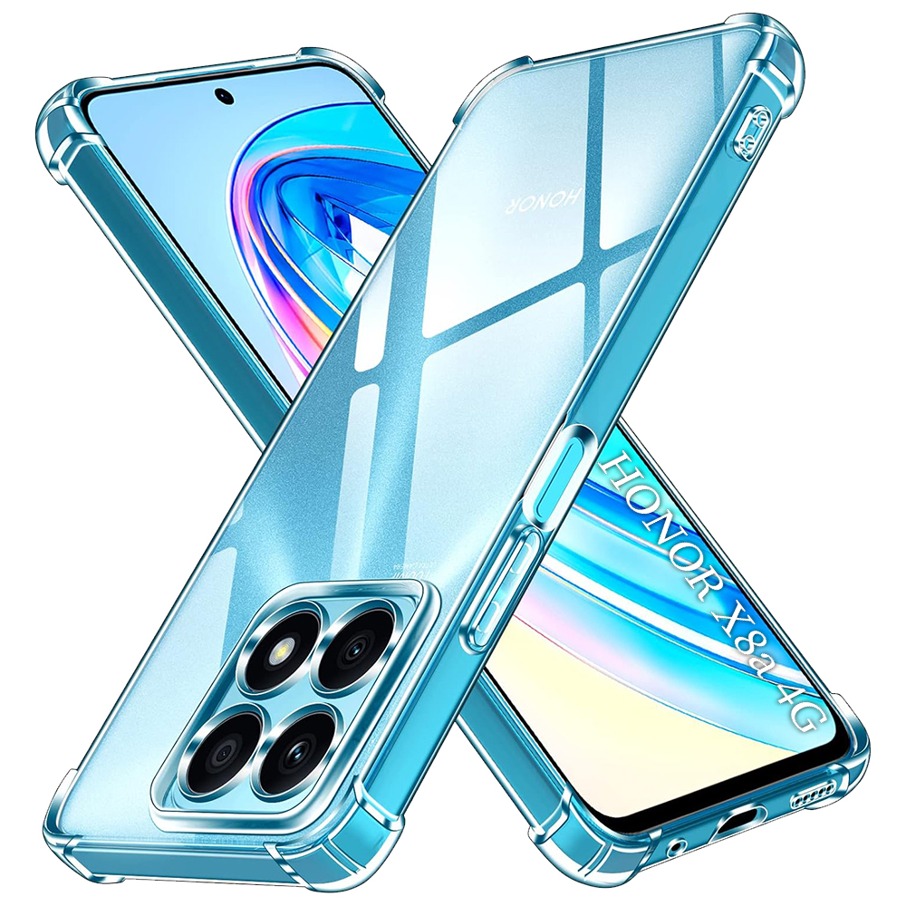 Techsuit Nárazuvzdorný Průhledný Silikon Honor X8a Clear