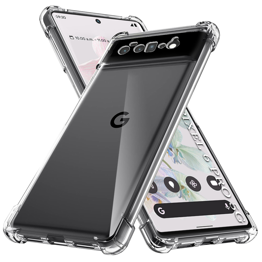 Techsuit Nárazuvzdorný Průhledný Silikon Google Pixel 6 Pro Clear
