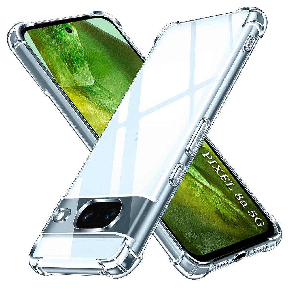 Techsuit Nárazuvzdorný Průhledný Silikon Google Pixel 8a Clear