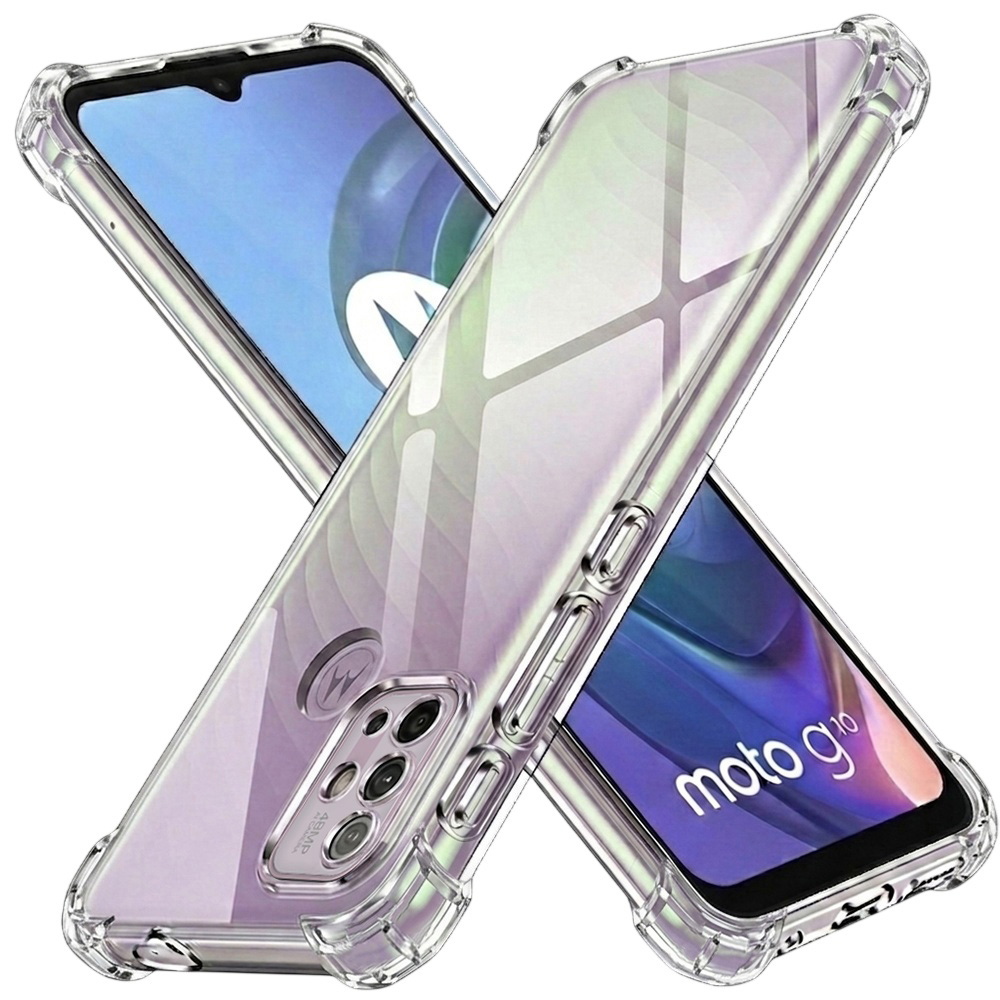 Techsuit Nárazuvzdorný Průhledný Silikon Motorola Moto G10 G20 G30
