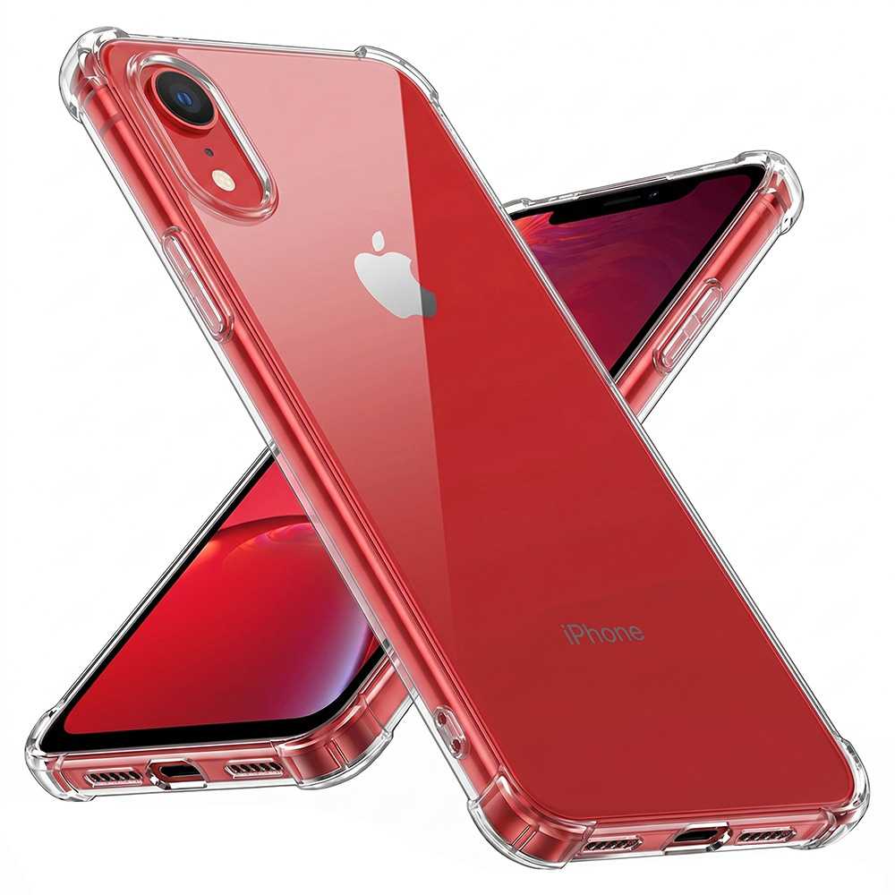 Techsuit Nárazuvzdorný Průhledný Silikon iPhone XR Clear