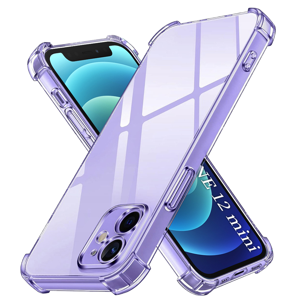 Techsuit Nárazuvzdorný Průhledný Silikonový Kryt iPhone 12 mini Clear