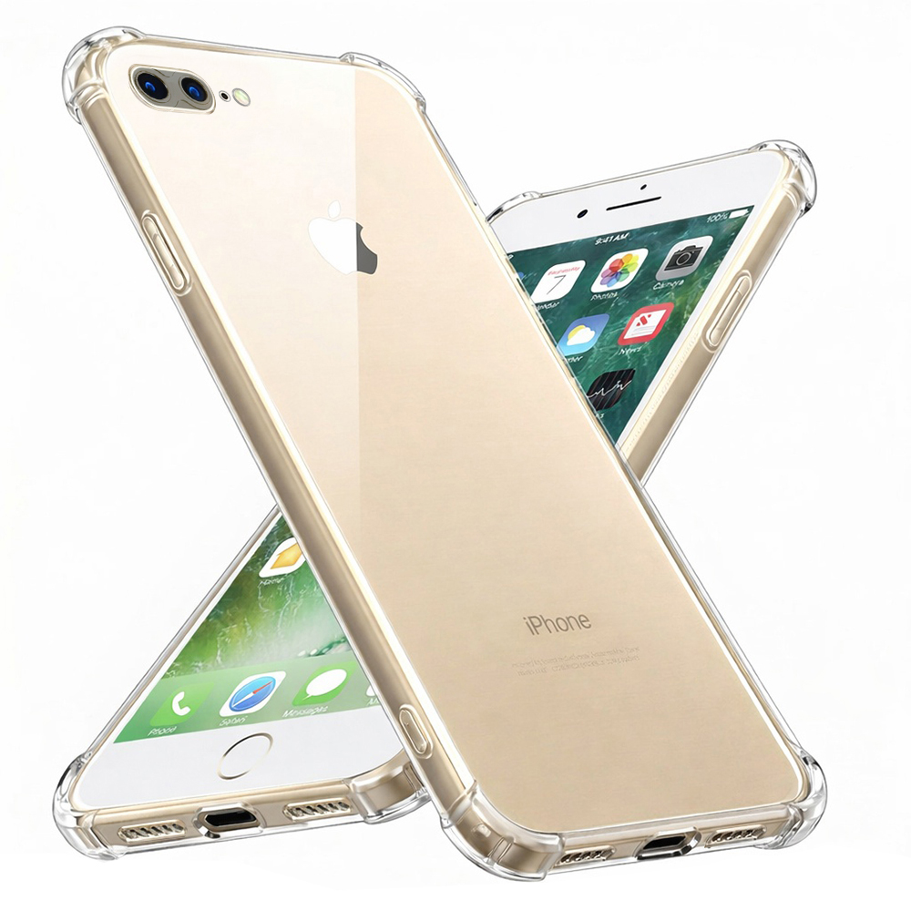 Techsuit Nárazuvzdorný Průhledný Silikon iPhone 7 Plus 8 Plus