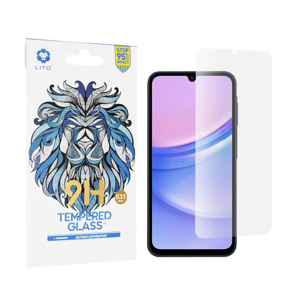 Lito 2.5D Klasické Sklo Samsung Galaxy A15 M15 Průhledné