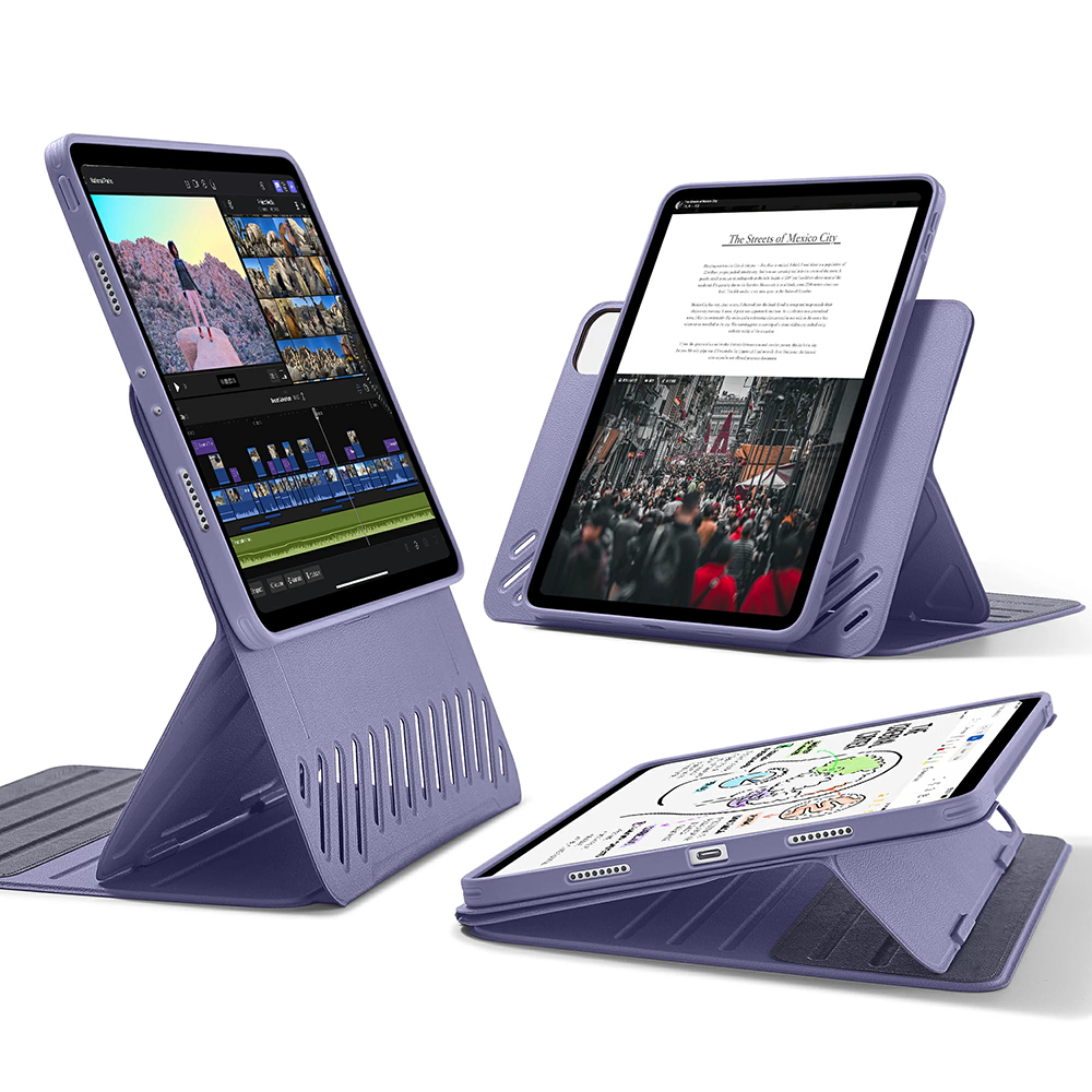 Pouzdro ESR Shift Magnetic pro iPad Pro 11 2024 2025 Purple
