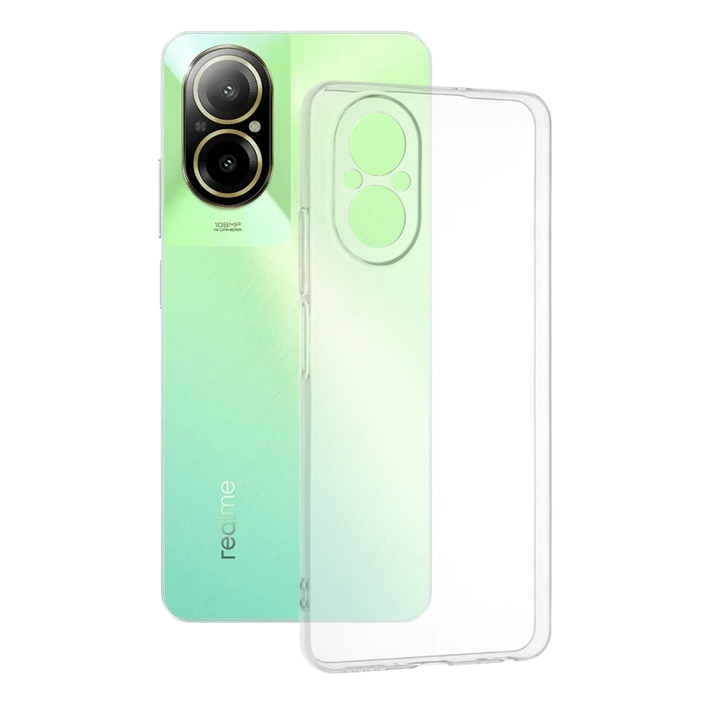 Techsuit Čiré silikonové pouzdro Realme C67 4G