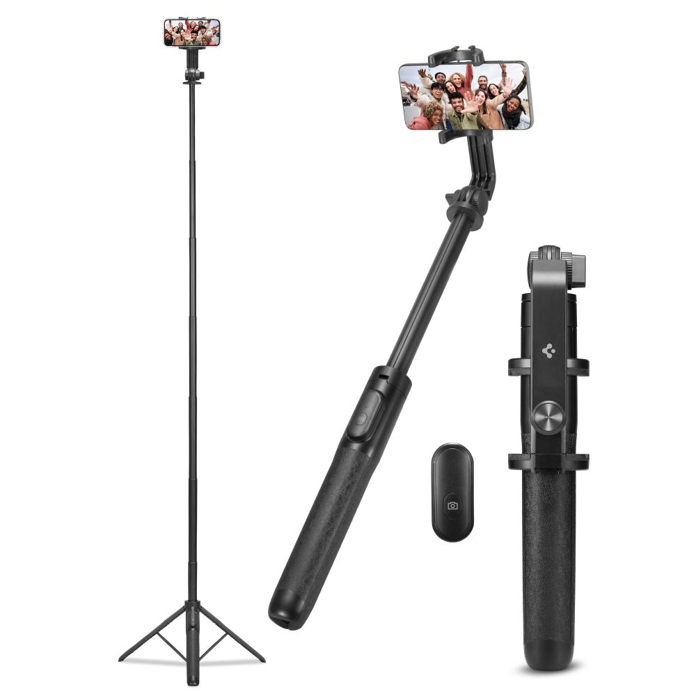 Spigen Selfie tyč S560W Stabilní Bluetooth 1/4 závit pro telefon GoPro Černá