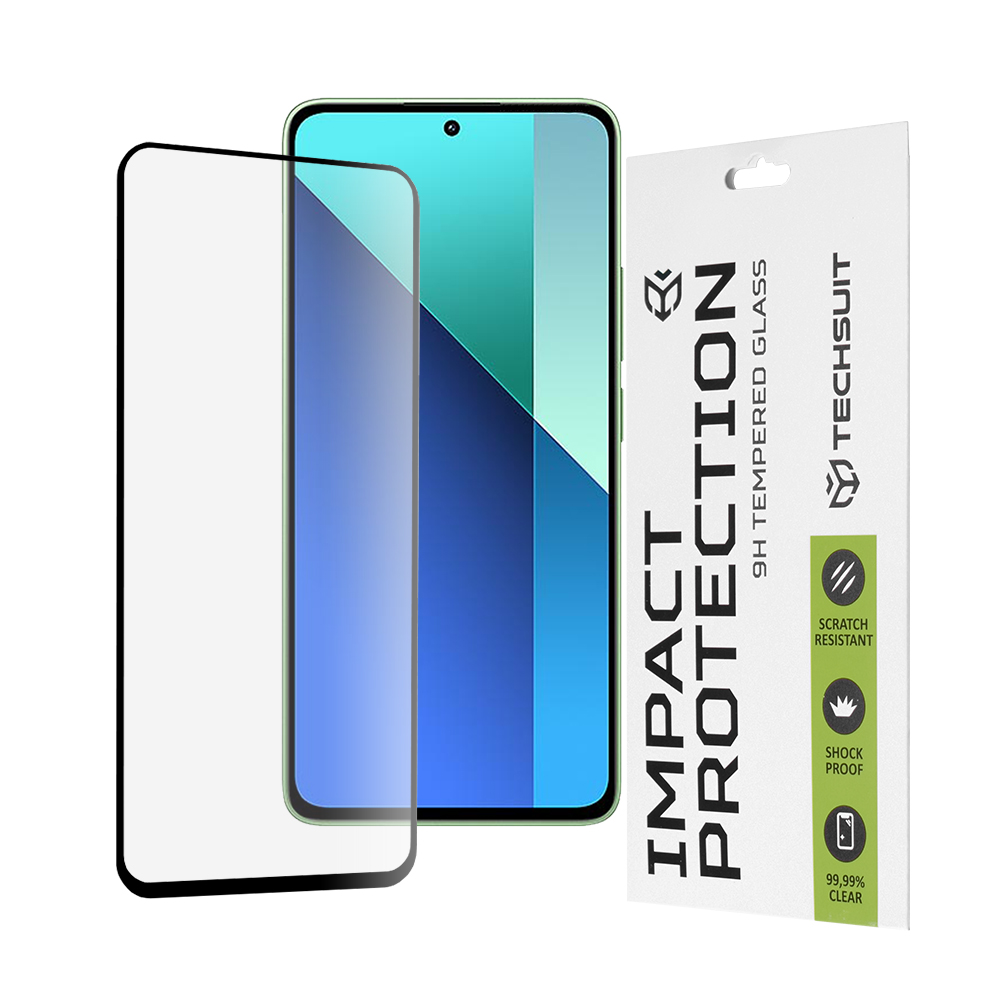 Techsuit 111D Celoplošné sklo Xiaomi Redmi Note 13 4G Black