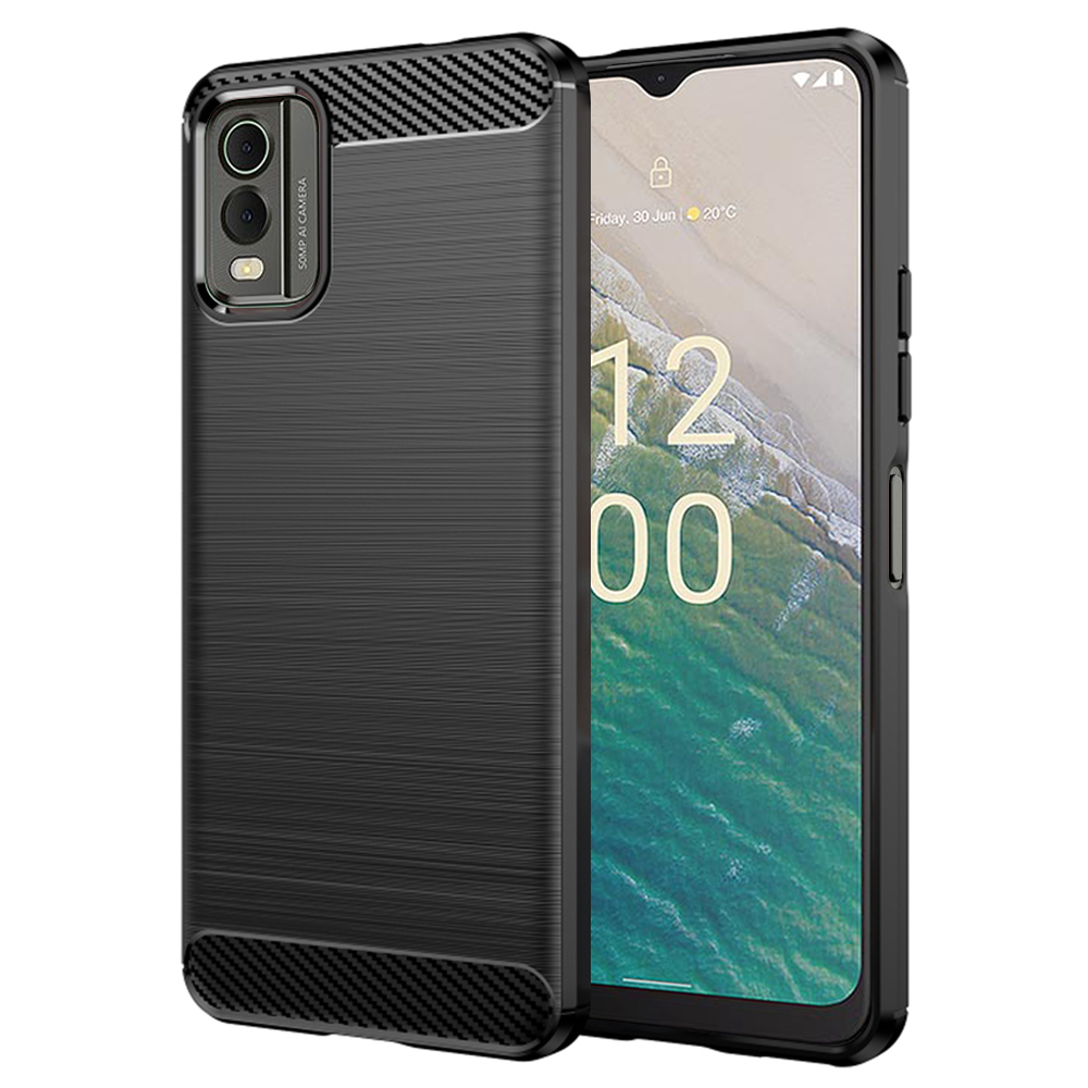 Techsuit Karbon Silikon Nokia C32 Černá