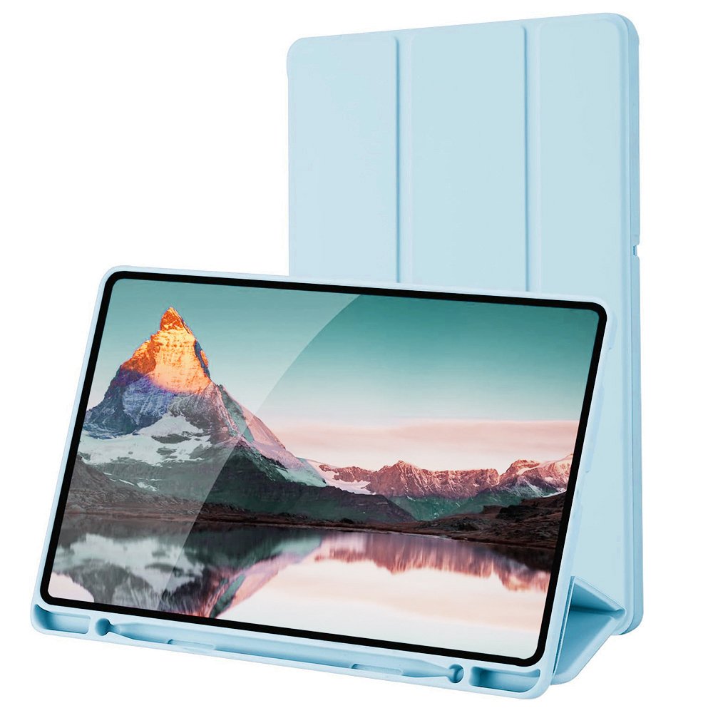 Techsuit Flex Trifold držák pera Samsung Galaxy Tab S6 Lite Nebesky modrá