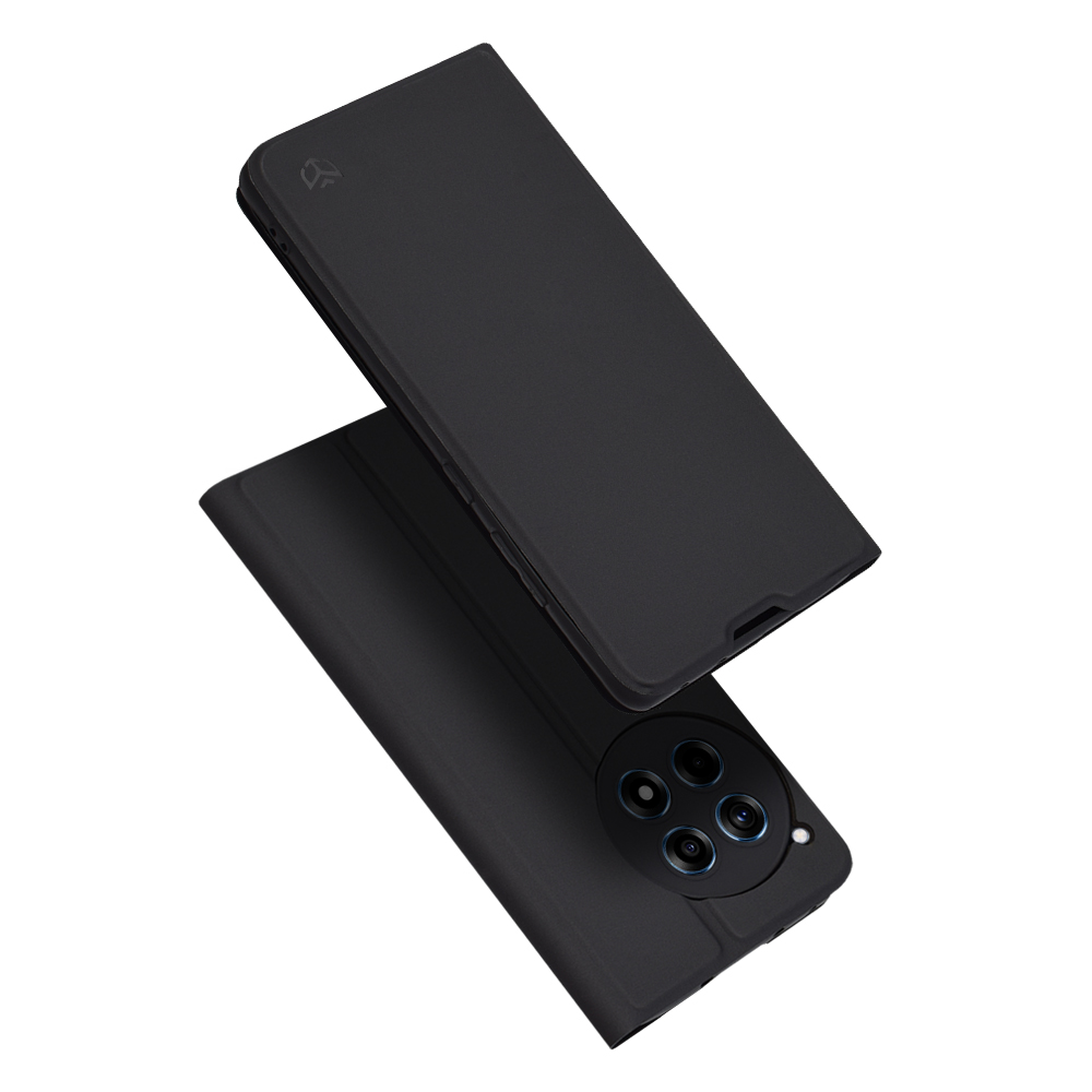 Techsuit Magskin Book OnePlus 12R Černá