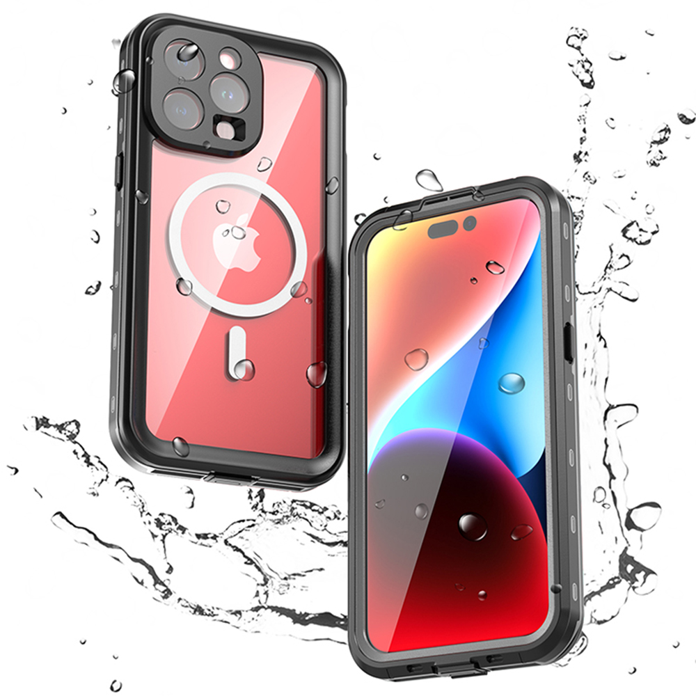 ShellBox Vodotěsný IP68 MagSafe Kryt iPhone 15 Pro Max Black