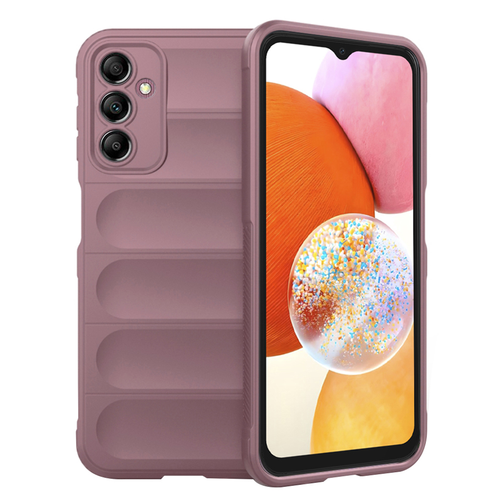 Techsuit Kouzelný štít Samsung Galaxy A14 4G A14 5G Fialový