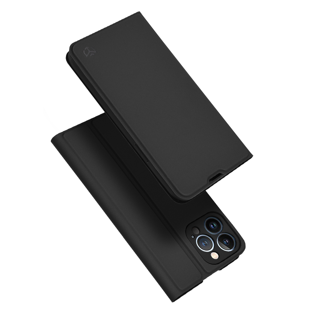 Techsuit Magskin Book iPhone 13 Pro Max Černá
