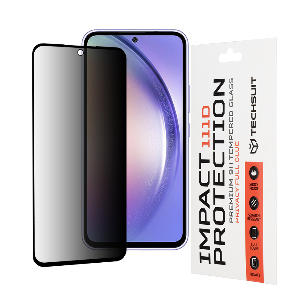 Techsuit 111D Privátní Celoplošné Samsung Galaxy A54 Černá