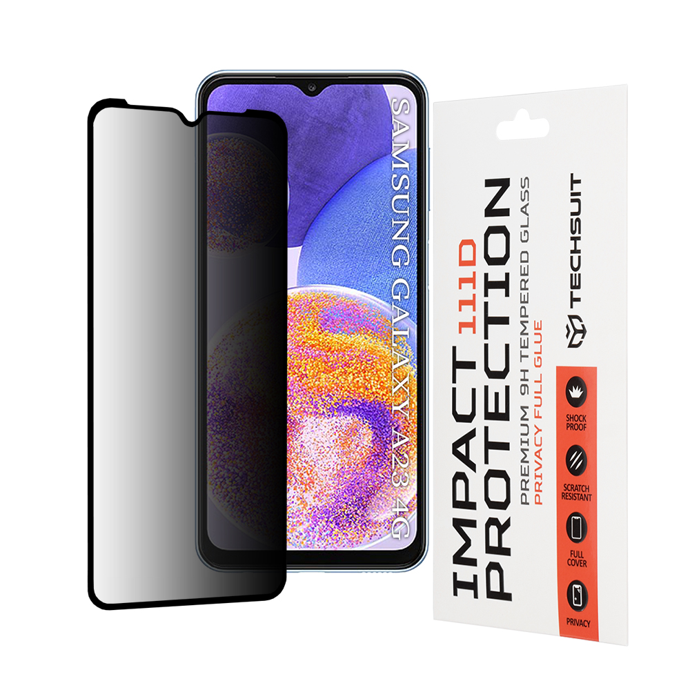 Techsuit 111D Privátní Celoplošné Sklo Samsung Galaxy Černá