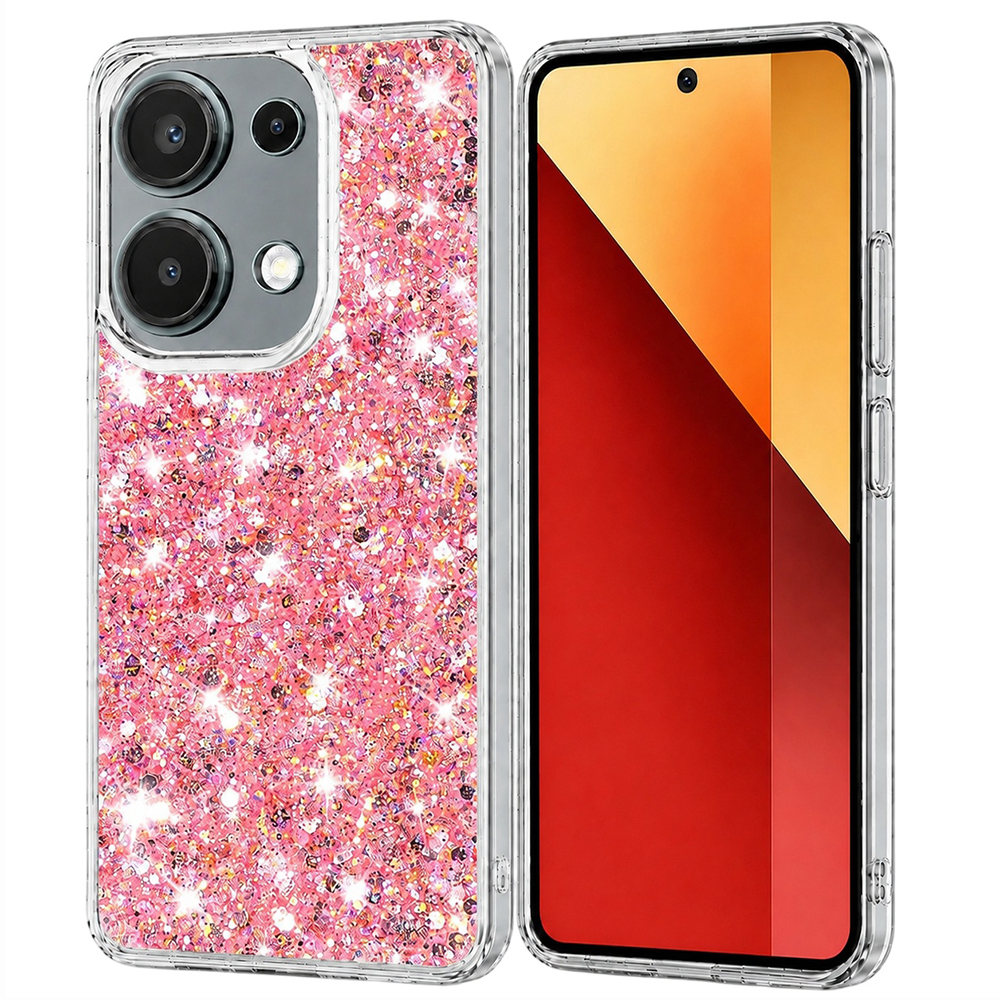 Techsuit Sparkly Glitter Xiaomi Redmi Note 13 Pro 4G Poco M6 Pro 4G Růžový