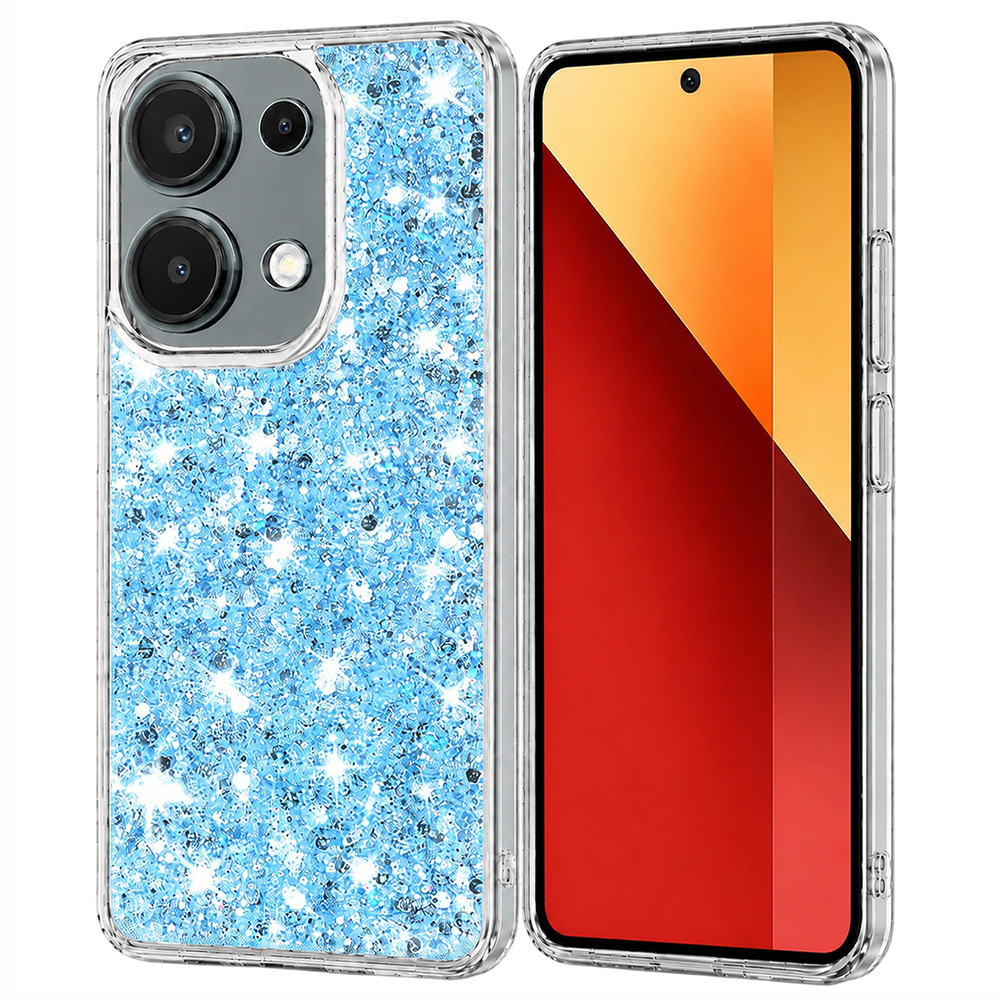 Techsuit Třpytivý Modrý Xiaomi Redmi Note 13 Pro 4G