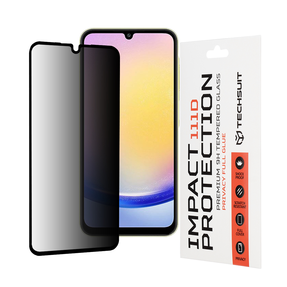 Techsuit 111D Privacy Full Glue Samsung Galaxy A25 5G Černá