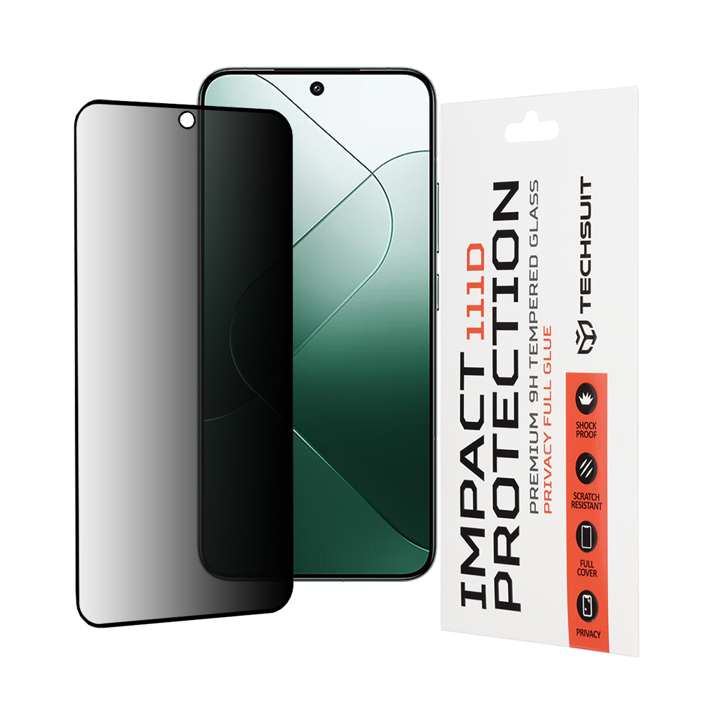 Techsuit 111D Soukromí Celoplošné lepení Xiaomi 14 Black