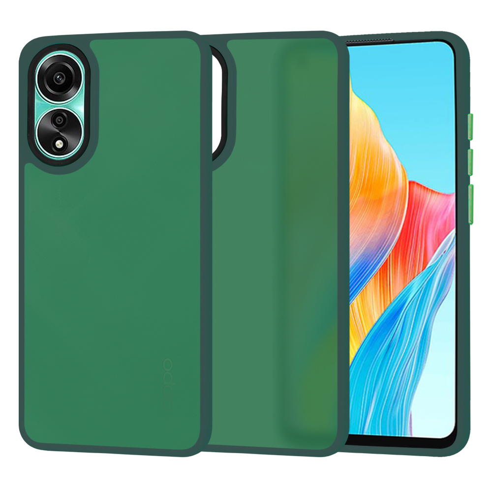 Techsuit HaloFrost řada Oppo A78 4G Půlnoční zelená