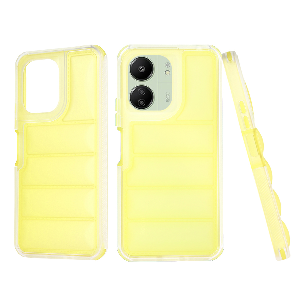 Techsuit Wave Shield Xiaomi Redmi 13C 4G 5G Poco C65 Yellow