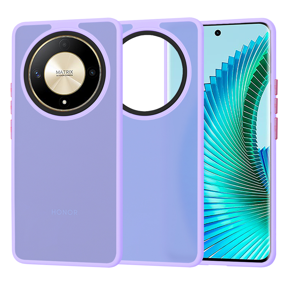 Techsuit HaloFrost Series Honor Magic6 Lite Light Purple
